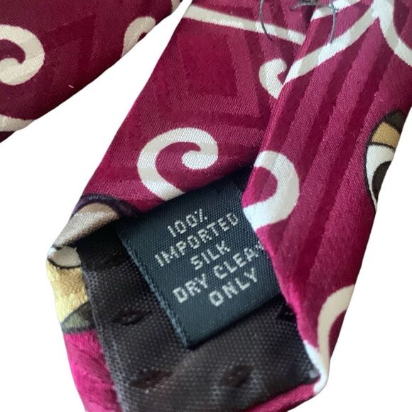 Pre Owned Men’s Cezani Tie Neck Tie Necktie 100% Imported Silk Fabric USA Made - Picture 3 of 5